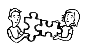 puzzle collaboration script animation whiteboard