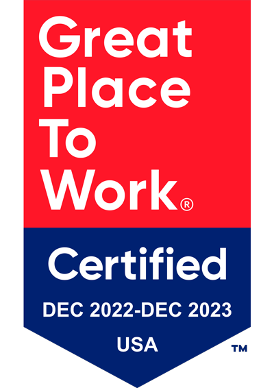 Great Place to Work Certified Dec 2022-Dec2023 USA