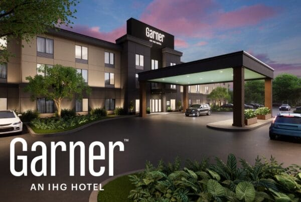 A screenshot from the Mixed Media Animation video created for IHG Garner